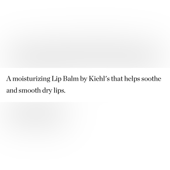 $10❤️🔥 LAST 1! Kiehls Lip Balm #1 Moisturizing Treatment 👄 NEW Full Size - Picture 3 of 6